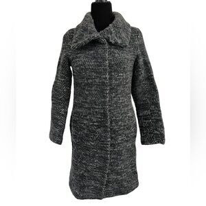 Babaton Aritzia Virgin Wool Boucle Coat with Hidden Buttons-Small